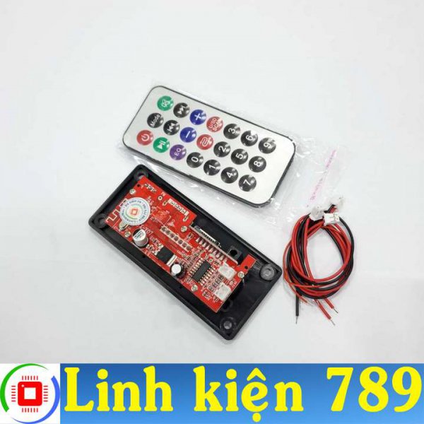  Mạch giải mã Bluetooth 5.0 USB AUX FM 12V V2 ( tích hợp công suất 30W x 2 )